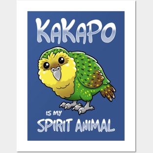 Kakapo Spirit Animal Posters and Art